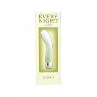 Вибратор с ультрагибкой головкой Every Night Toys для точки G, зеленый