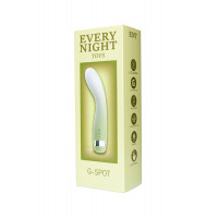 Вибратор с ультрагибкой головкой Every Night Toys для точки G, зеленый