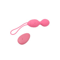 Виброяйцо с пультом управления Chisa M-mello Ridged Vibrating Bullet, розовый