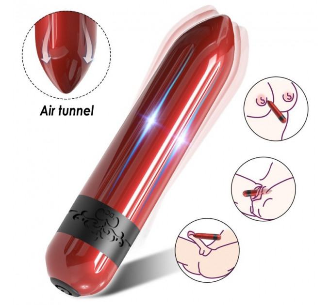 Вибропуля Rocket red