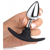 Анальная металлическая пробка Master Series Dark Invader Anal Plug Metal, Small