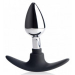 Анальная металлическая пробка Master Series Dark Invader Anal Plug Metal, Small