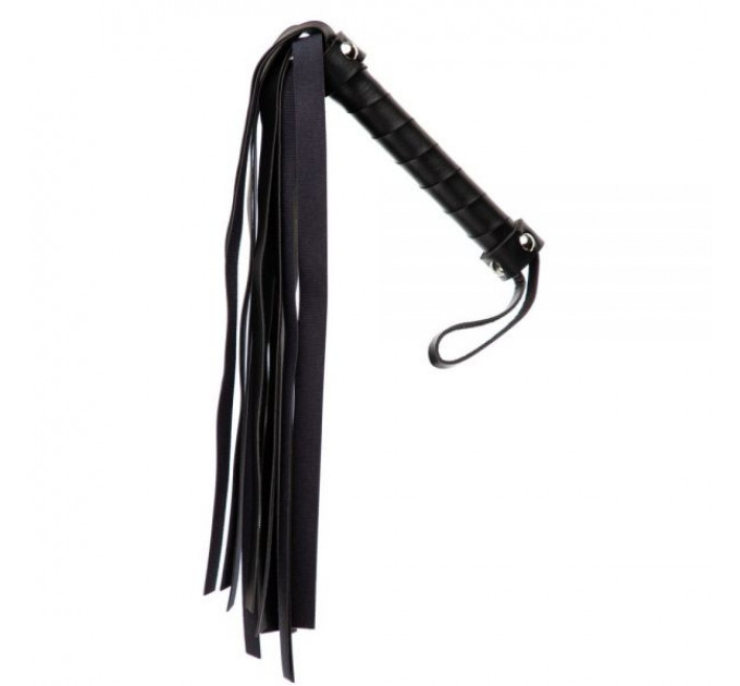 Плетка из экокожи FLOGGER BLACK
