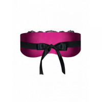 Маска Obsessive Фуксія чорне мереживо Roseberry Mask