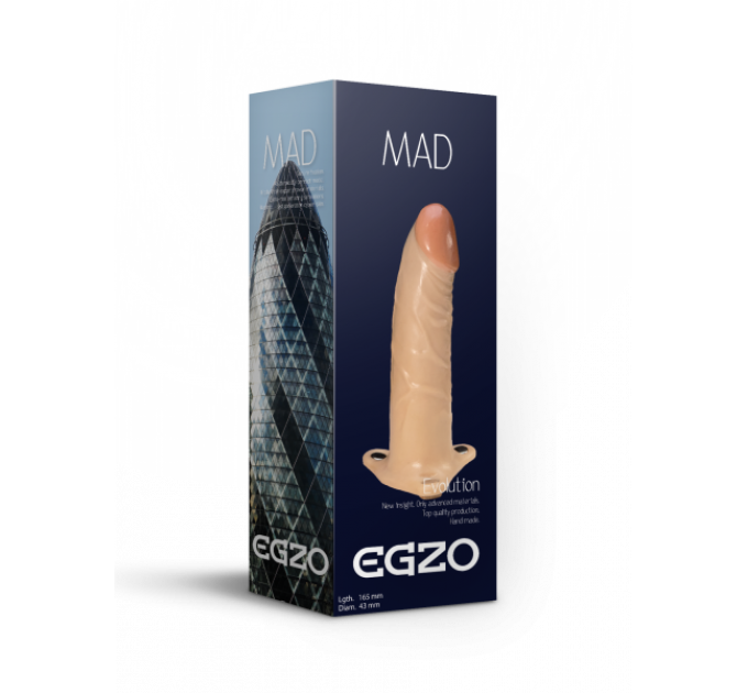 Фаллопротез поясной EGZO 16,5см*4,3см