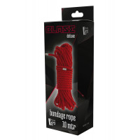 Мотузка для бондажа BLAZE DELUXE BONDAGE ROPE 10M RED