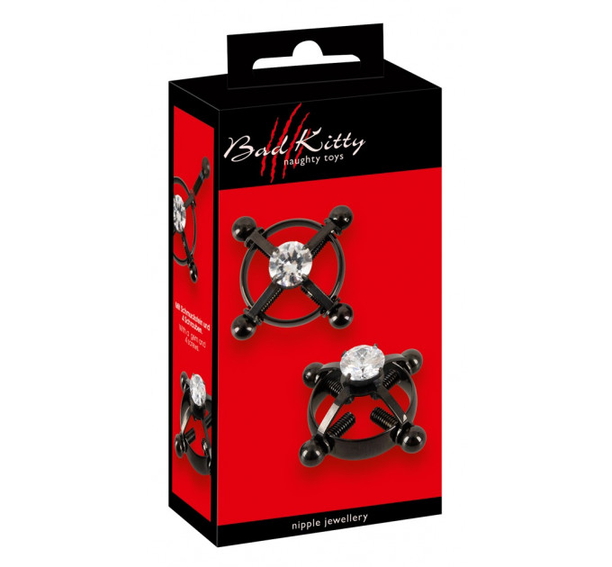 Зажимы на соски Bad Kitty Nipple Jewellery bla
