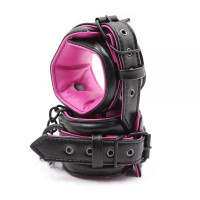 Наручники м'які Luxury Fetish Black&Pink Hands