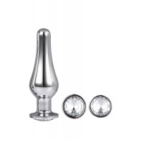 Набор анальных пробок конической формы Dream Toys GLEAMING LOVE PLEASURE SET SILVER