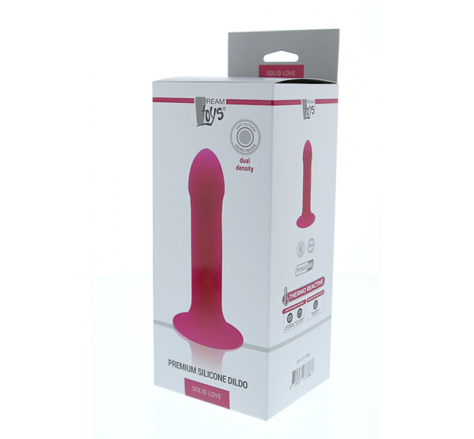 Фаллоимитатор Термоактивный Dream Toys розовый, 16.5 х 4 см