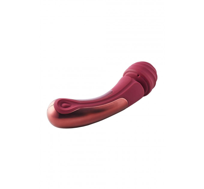 Вибратор микрофон Dream Toys Dinky Curved Wand Jacky O бордовый