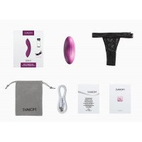 Вібратор з трусиками і функцією управління смартфоном Svakom Edeny Violet
