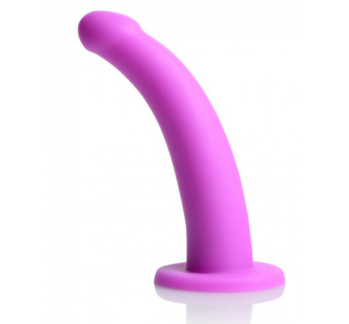 Страпон з кільцевим кріпленням Navigator Silicone G-Spot Dildo фіолетовий