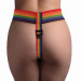 Трусики для страпону райдужні Strap U Take the Rainbow Universal