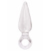 Анальна пробка із стоппером у вигляді кільця NS Novelties Jolie Pleasures Jelly Plug, прозорий, Mini