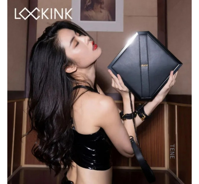 Бондажный набор в сумке 4 предмета Черный Lockink