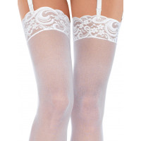 Панчохи білі Sheer Stockings O/S