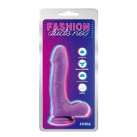 Фаллоимитатор реалистичный Chisa Fashion Dude Neo Dual Density, фиолетовый