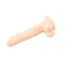 Фаллоимитатор с мошонкой на присоске James Deen Cock 8.5in