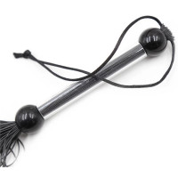 Батіг чорний, прозора ручка FLOGGER, 39 см