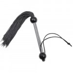 Кнут черный, прозрачная ручка FLOGGER, 39 см