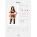 Комплект латексный с поясом для чулков Obsessive Norides 3-pcs set XS/S