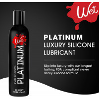 Лубрикант на силіконовій основі Wet Platinum Premium Lubricant, 124 мл