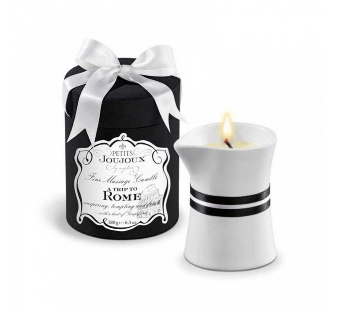 Массажная свеча "Путешествие в Рим", 190 гр MASSAGE CANDLE ROME