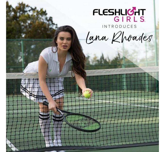 Мастурбатор анус в колбе Fleshlight Girls Lana Rhoades, киберкожи (Superskin), телесный