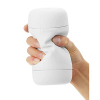 Мастурбатор нереалістичний Tenga Puffy Sugar White, рельєфний, білий