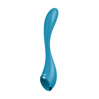 Мультивібратор SATISFYER G-Spot Flex 5+ керування телефоном, блакитний