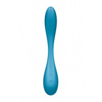 Мультивібратор SATISFYER G-Spot Flex 5+ керування телефоном, блакитний
