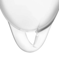 Набір менструальних чаш Satisfyer Feel Confident Menstrual Cup 15 мл та 20 мл, прозорі