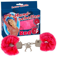 Наручники із штучним хутром You2Toys, металеві, рожеві