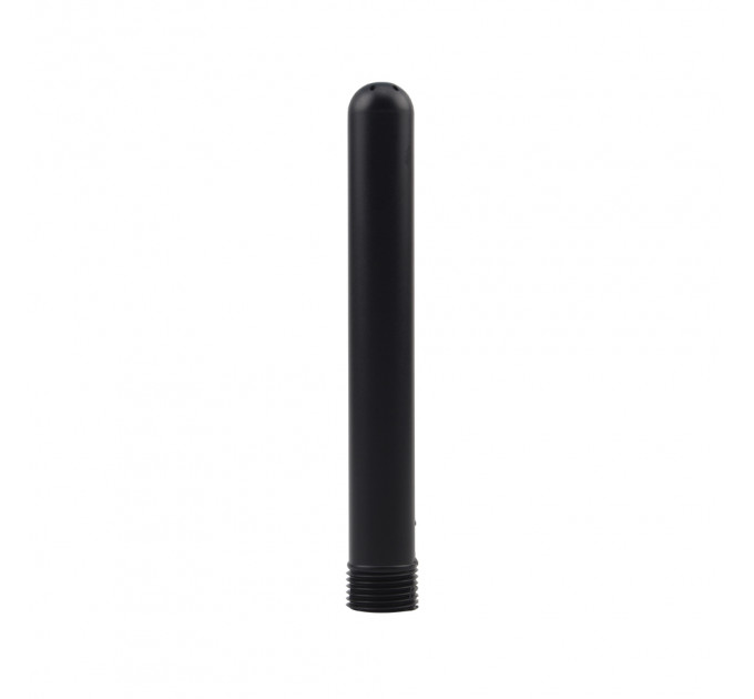 Насадка на анальный душ Chisa Black Mont 7 отверстий, черная, 15 х 1.9 см