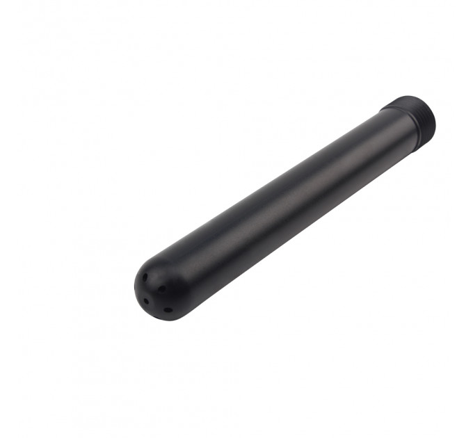 Насадка на анальный душ Chisa Black Mont 7 отверстий, черная, 15 х 1.9 см