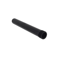 Насадка на анальный душ Chisa Black Mont 7 отверстий, черная, 15 х 1.9 см