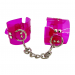 Наручники DS Fetish Handcuffs transparent, розовый
