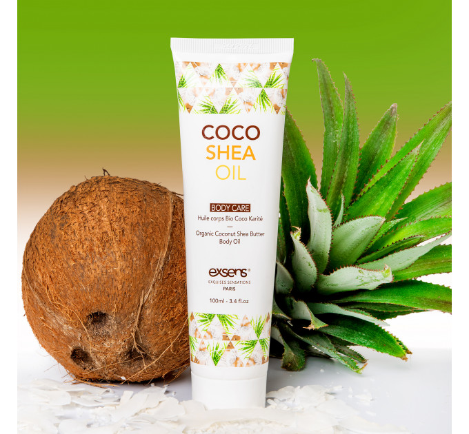 Органическое массажное масло EXSENS BIO MASSAGE OIL COCO SHEA OIL 100ML