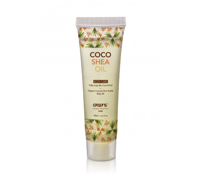 Органическое массажное масло EXSENS BIO MASSAGE OIL COCO SHEA OIL 100ML