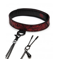 Нашийник із затискачами на соски Sweet Anticipation Fifty Shades of Grey Collar Nipp