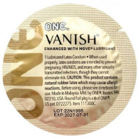 Набір ультратонких латексних презервативів One Vanish Hyperthin (ціна за 5 шт.)