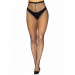 Сексуальные колготы в крупную сетку Leg Avenue черные, O/S