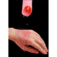 Свічка низькотемпературна рожева Low temperature wax candle 150 г