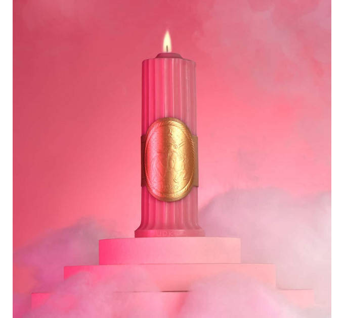 Свеча низкотемпературная розовая Low temperature wax candle 150 г