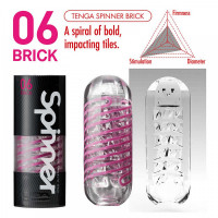 Мастурбатор спіральний 06 Tenga Spinner Masturbator Brick