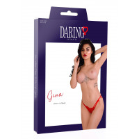 Трусики стринги кружевные Daring Intimates Gina, красный, S/M