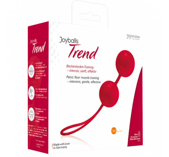 Вагинальные шарики JOY Division Joyballs Trend, red