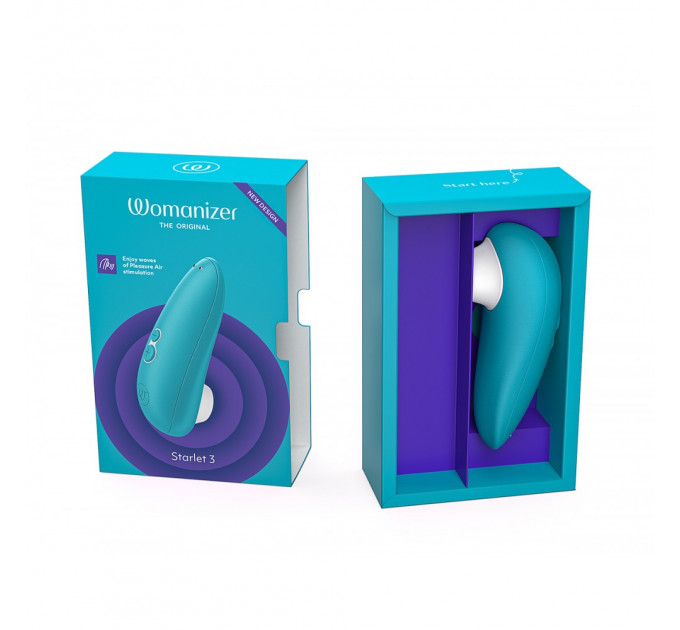 Вакуумный клиторальный стимулятор Womanizer Starlet 3 Turquoise