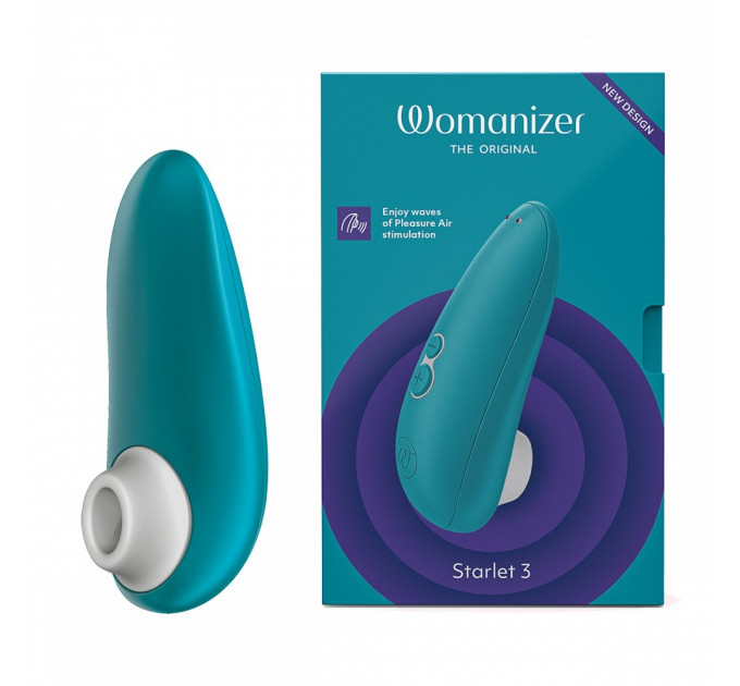 Вакуумный клиторальный стимулятор Womanizer Starlet 3 Turquoise